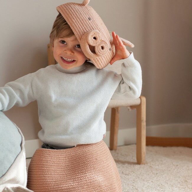 Lorena Canals Opbergmand Kinderkamer Peggy the Pig Lorena Canals