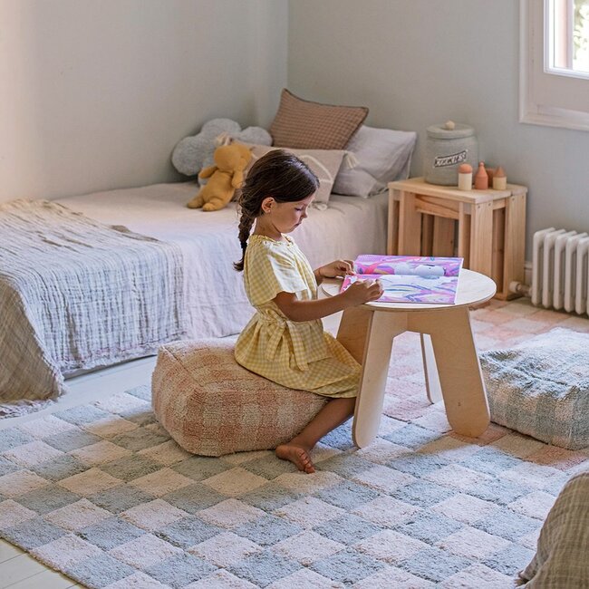 Lorena Canals Kinderkamer Vloerkleed Keukentegels Sage Blue Lorena Canals