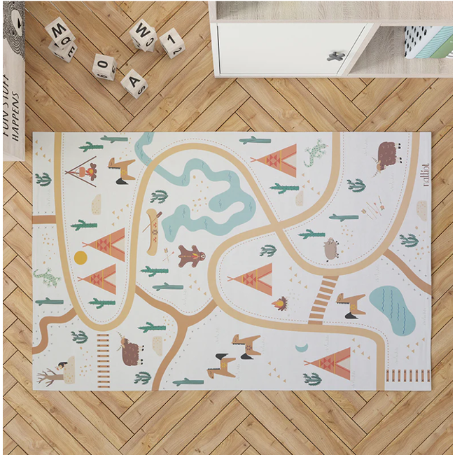Nattiot Vloerkleed Kinderkamer Super Western Nattiot