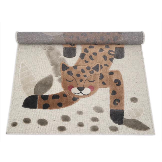 Nattiot Vloerkleed Kinderkamer Little Jaquar Toffee Nattiot