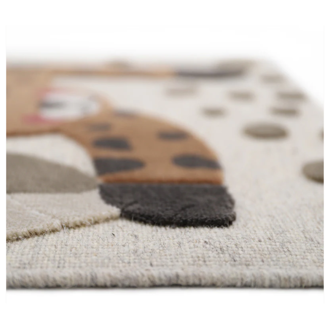 Nattiot Vloerkleed Kinderkamer Little Jaquar Toffee Nattiot