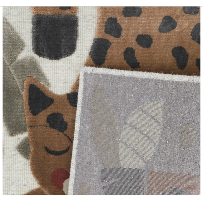 Nattiot Vloerkleed Kinderkamer Little Jaquar Toffee Nattiot