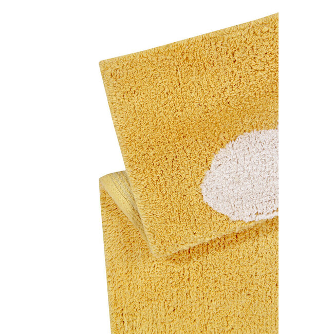 Lorena Canals Kinderkamer Vloerkleed Clouds Mustard Lorena Canals