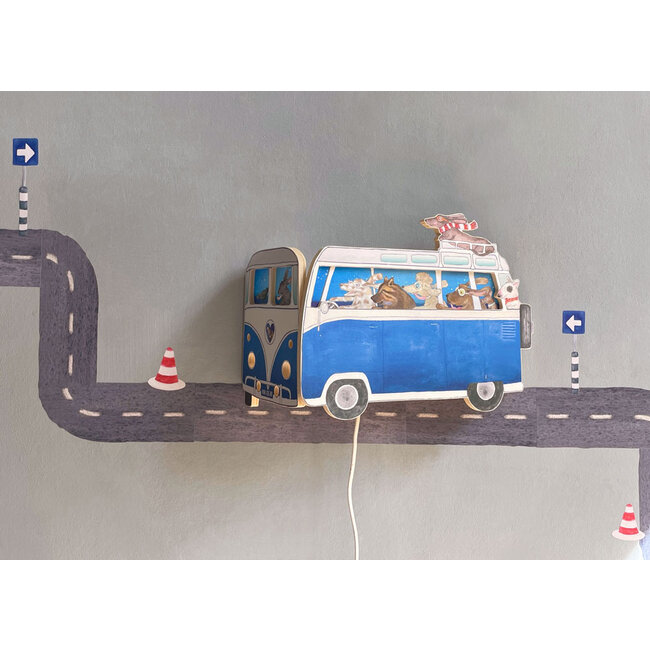 Hartendief Blauwe Bus Lamp Hartendief