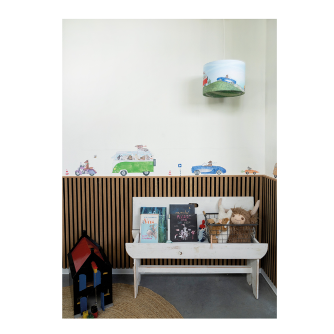 Hartendief Muurstickers Kinderkamer Just cruising Hartendief