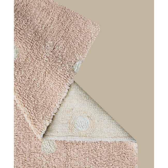 Lorena Canals Wasbaar Kinderkamer Vloerkleed Mini Dot Pink Lorena Canals