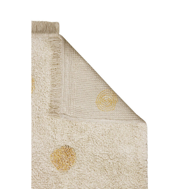 Lorena Canals Vloerkleed Kinderkamer Hippy Dots Natural Honey