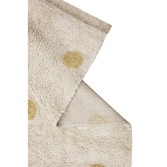 Lorena Canals Vloerkleed Kinderkamer Hippy Dots Natural Honey