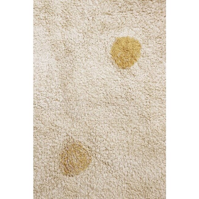 Lorena Canals Vloerkleed Kinderkamer Hippy Dots Natural Honey