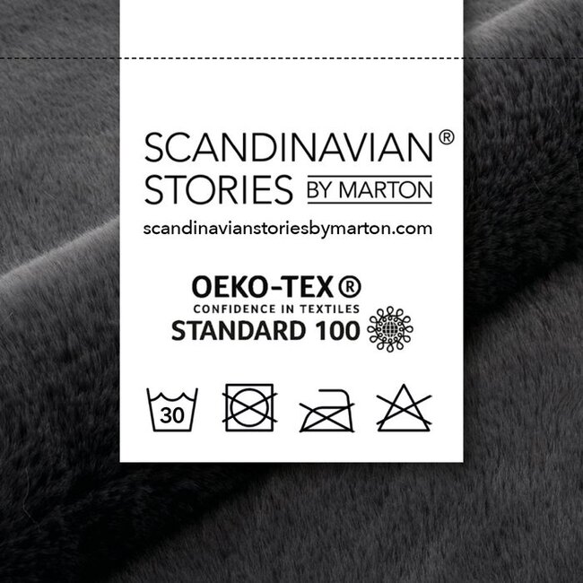 Scandinavian Stories Bunny Zitzak Fur Darkgrey L