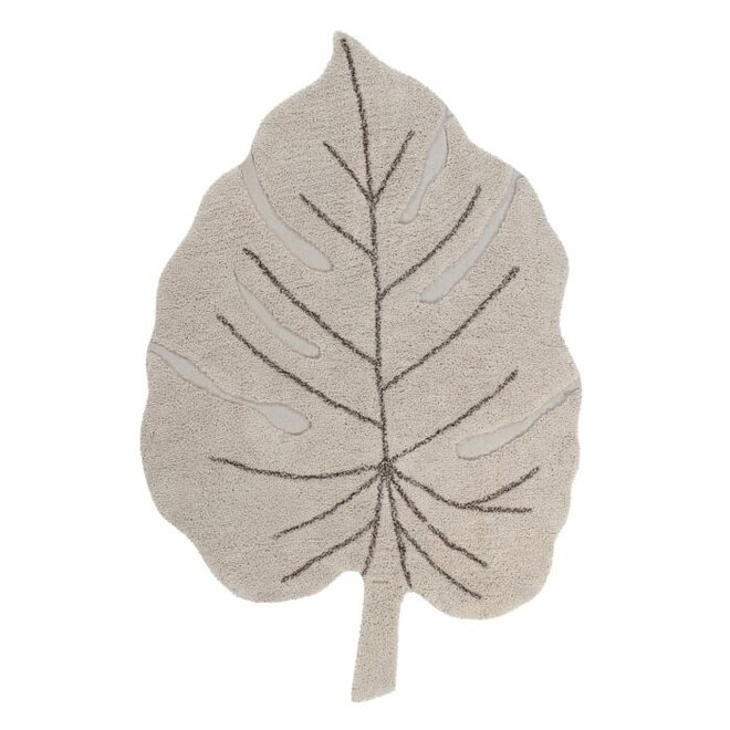 Vloerkleed Kinderkamer Monstera Leaf Natural Lorena Canals