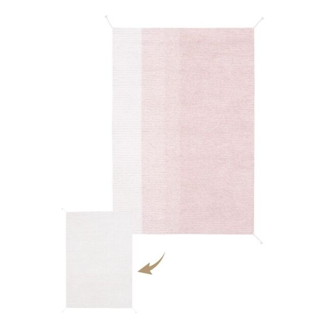 Lorena Canals Reversible Vloerkleed Kinderkamer Gelato Pink 2 formaten
