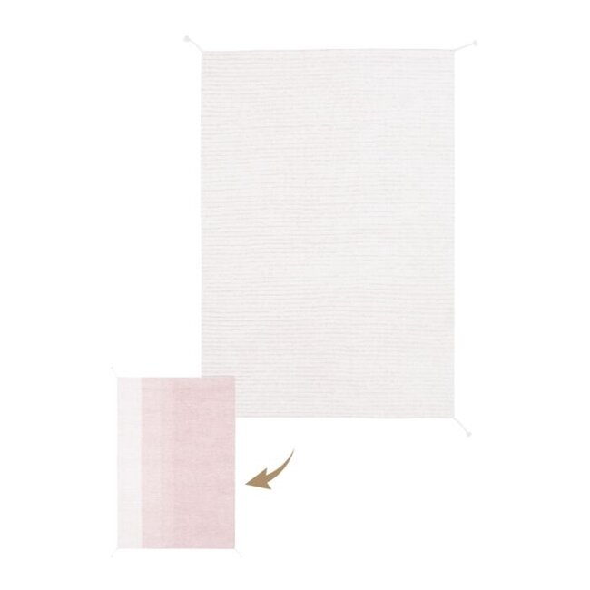 Lorena Canals Reversible Vloerkleed Kinderkamer Gelato Pink 2 formaten