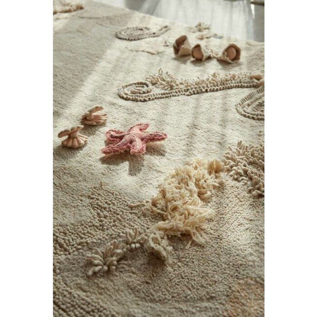 Lorena Canals Machine Wasbaar Kinderkamer Vloerkleed Seabed Lorena Canals