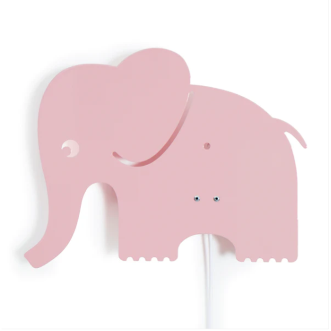 Wandlamp Kinderkamer Roze Olifant Roommate