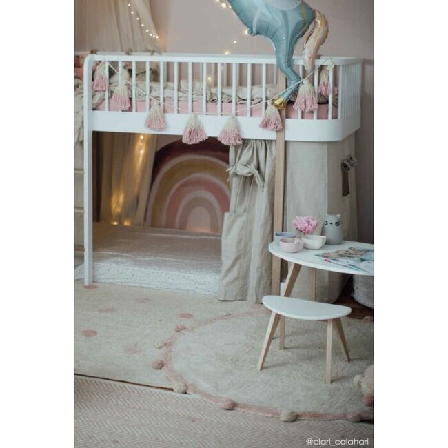 Lorena Canals Vloerkleed Kinderkamer Bubbly Natural Pink