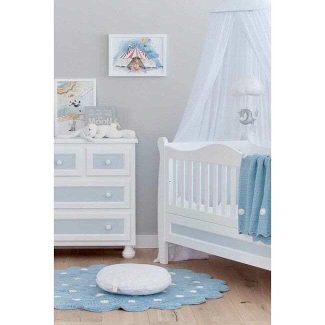 Lorena Canals Vloerkleed Kinderkamer Roundy Biscuit Blue