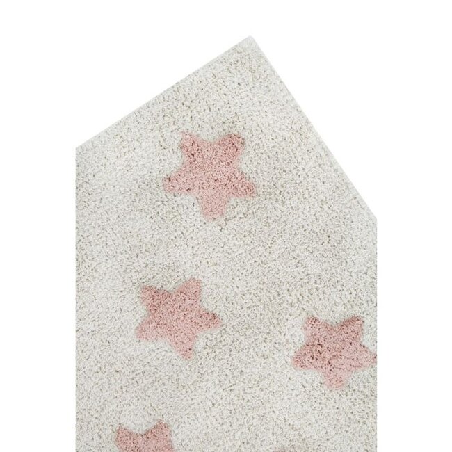 Lorena Canals Vloerkleed Kinderkamer Stars Natural Vintage Nude