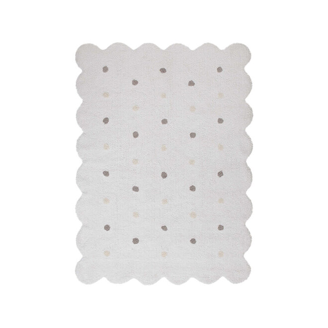 Vloerkleed Kinderkamer Galleta White Lorena Canals