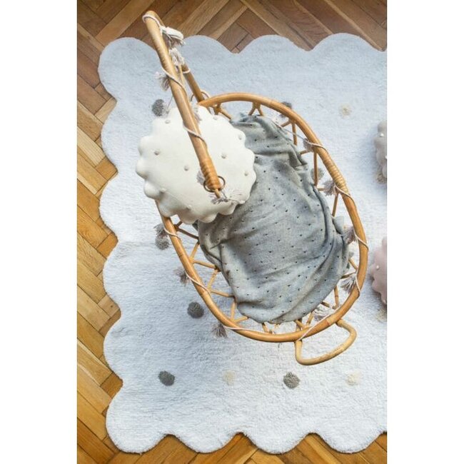 Lorena Canals Vloerkleed Kinderkamer Galleta White Lorena Canals