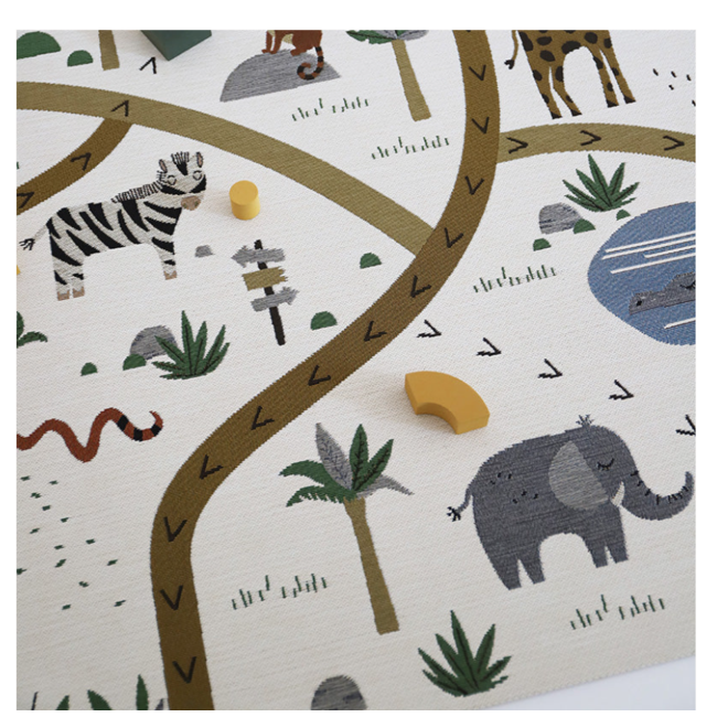 Nattiot Vloerkleed kinderkamer Little Savannah Nattiot