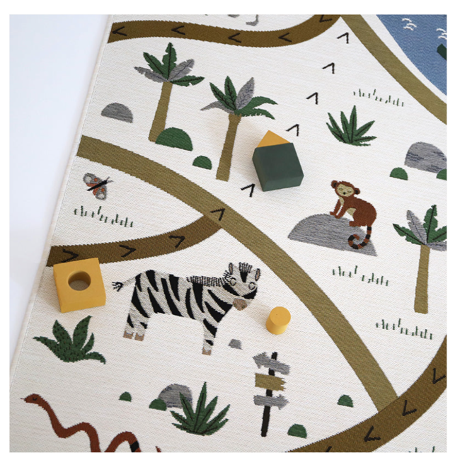 Nattiot Vloerkleed kinderkamer Little Savannah Nattiot