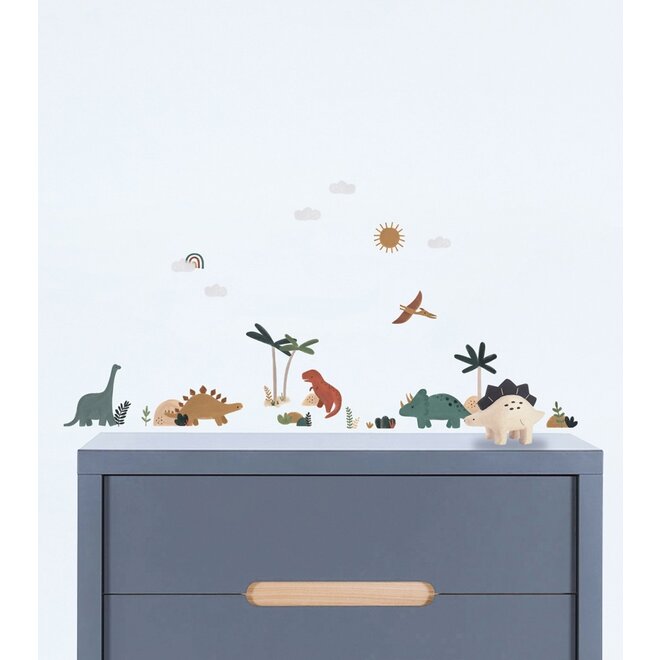 Kinderkamer Muurstickers Little Dino