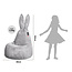 Qubo Qubo Beanbag Baby Rabbit Boucle Snowdrop