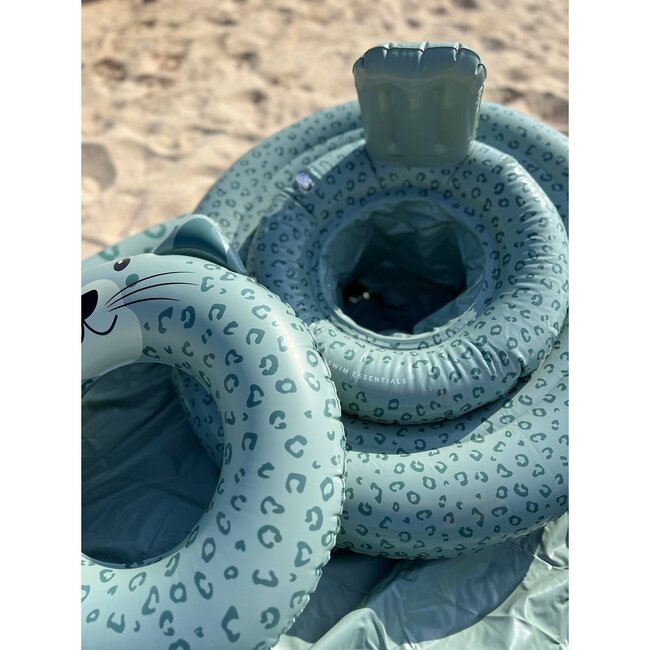 Swim Essentials Baby Float Panterprint Groen  0-1 Swim Essentials