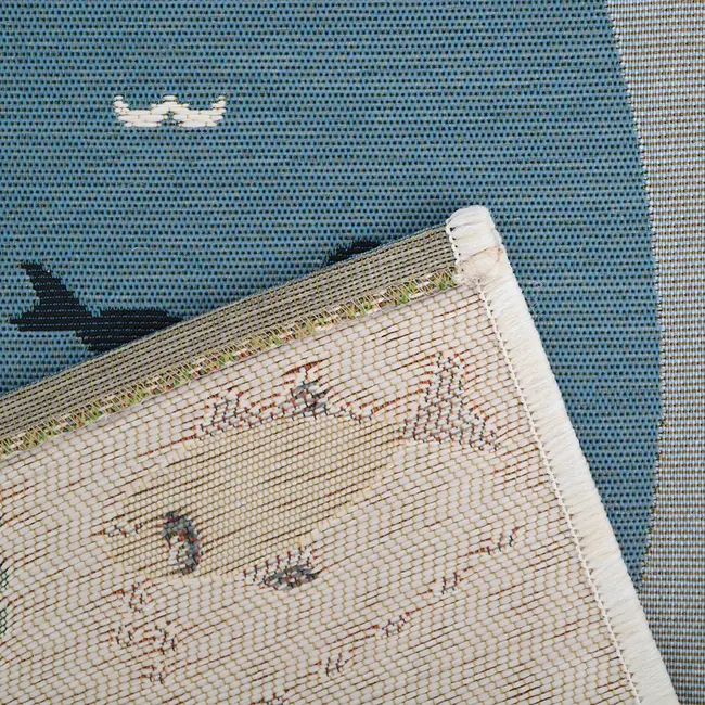 Nattiot Vloerkleed Kinderkamer Deep Blue Sea