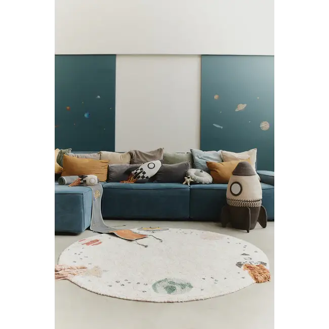 Lorena Canals Wasbaar Vloerkleed Kinderkamer Insterstellar Journey