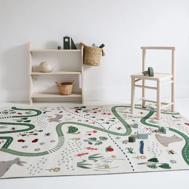 Nattiot Kinderkamer Vloerkleed Little Garden