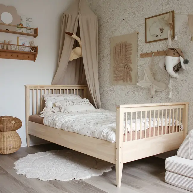 Nattiot Rond Vloerkleed Kinderkamer Bloem