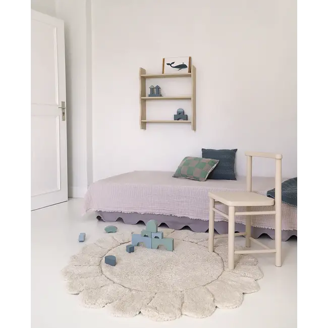 Nattiot Rond Vloerkleed Kinderkamer Bloem