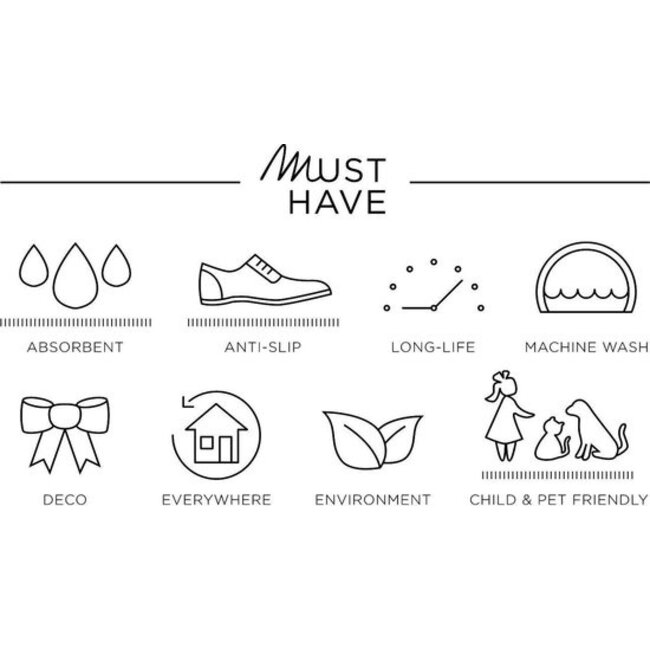 Mad About Mats Vloerkleed Kinderkamer Elsa Grey