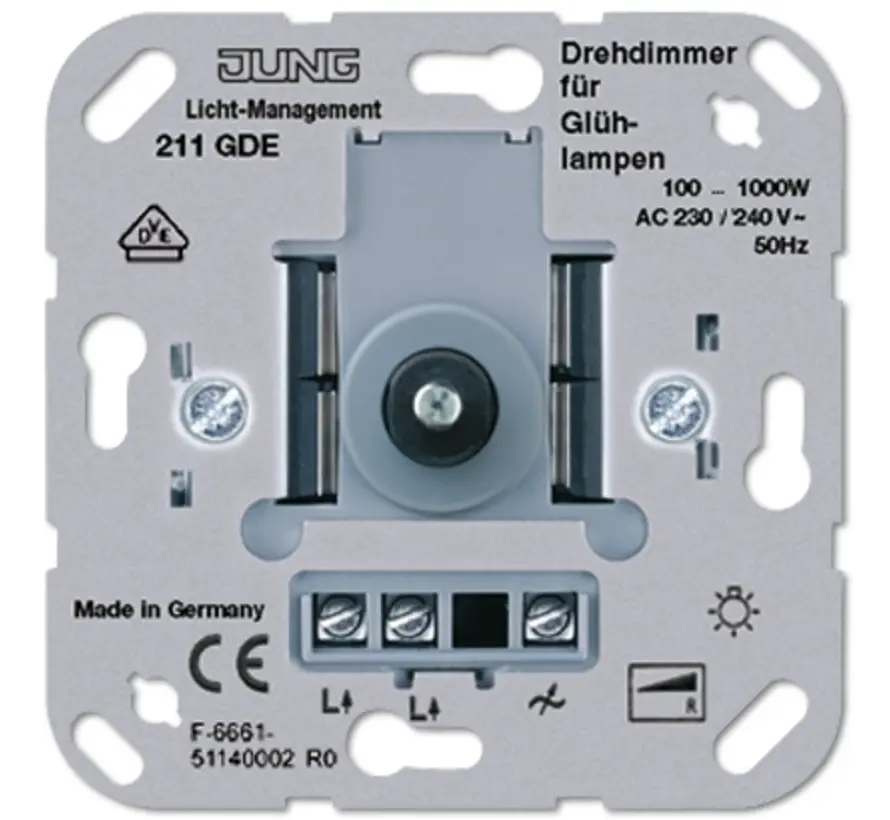 hoog-vermogen dimmer 100-1000W (211 GDE)