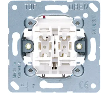 JUNG impulsdrukker 2-voudig 2 maakcontacten (535 EU)