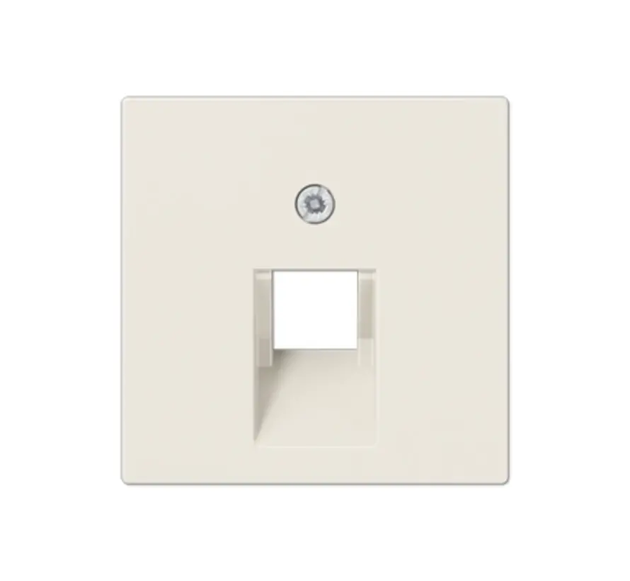 centraalplaat 1-voudig tbv RJ45 wandcontactdoos AS500 creme (A 569-1 PLUA)