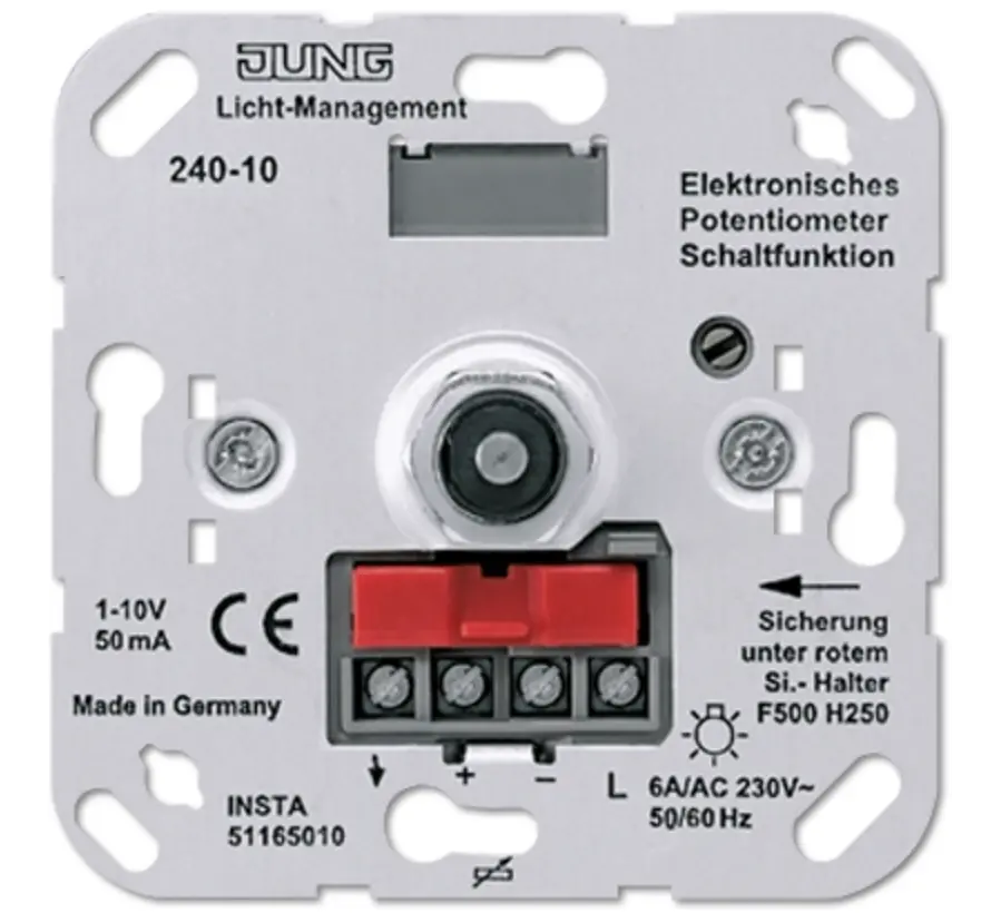 potentiometer met schakelaar 1-10 Volt (240-10)