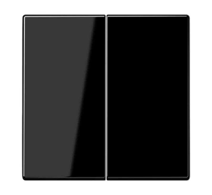 schakelwip 2-voudig LS990 zwart glans (LS 995 SW)