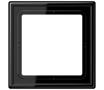 JUNG afdekraam 1-voudig LS990 zwart glans (LS 981 SW)