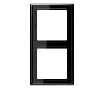 JUNG afdekraam 2-voudig LS990 zwart glans (LS 982 SW)