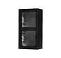 opbouwbak 2-voudig LS990 zwart glans (LS 582 A SW)