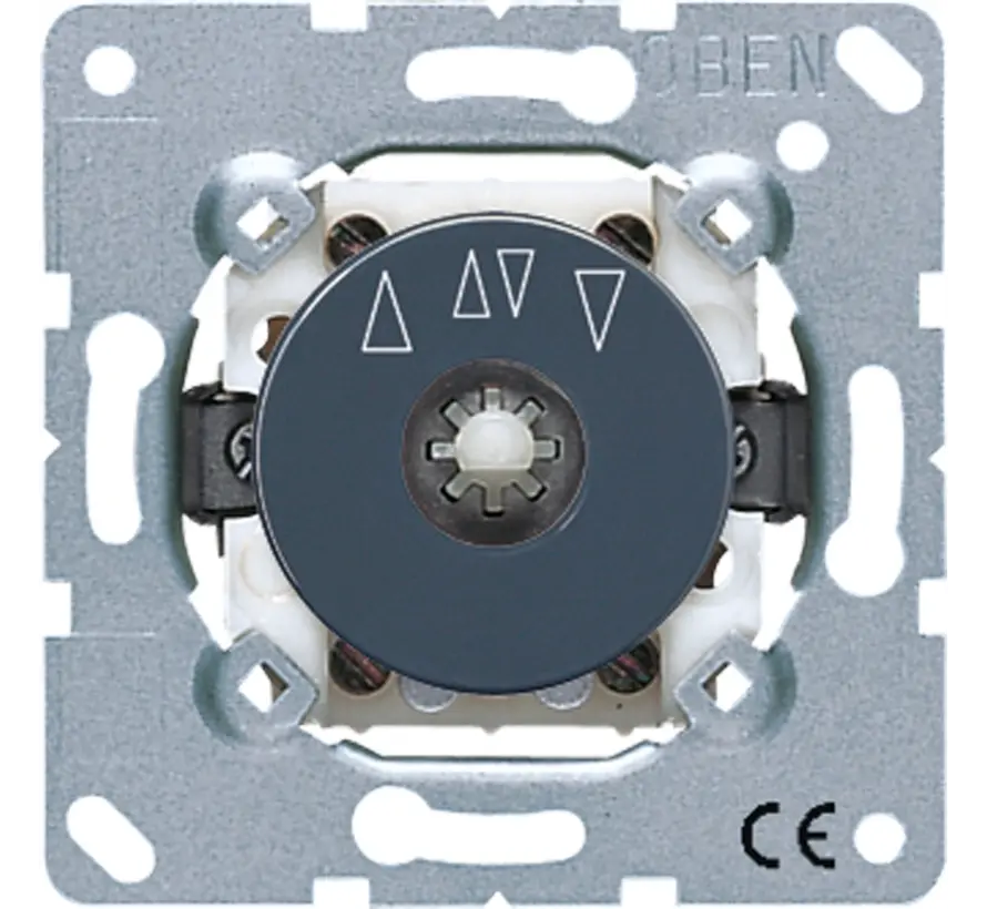 jaloezie-draaischakelaar/impulsgever 2-polig (1234.20)