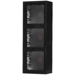 JUNG opbouwbak 3-voudig LS990 zwart glans (LS 583 A SW)