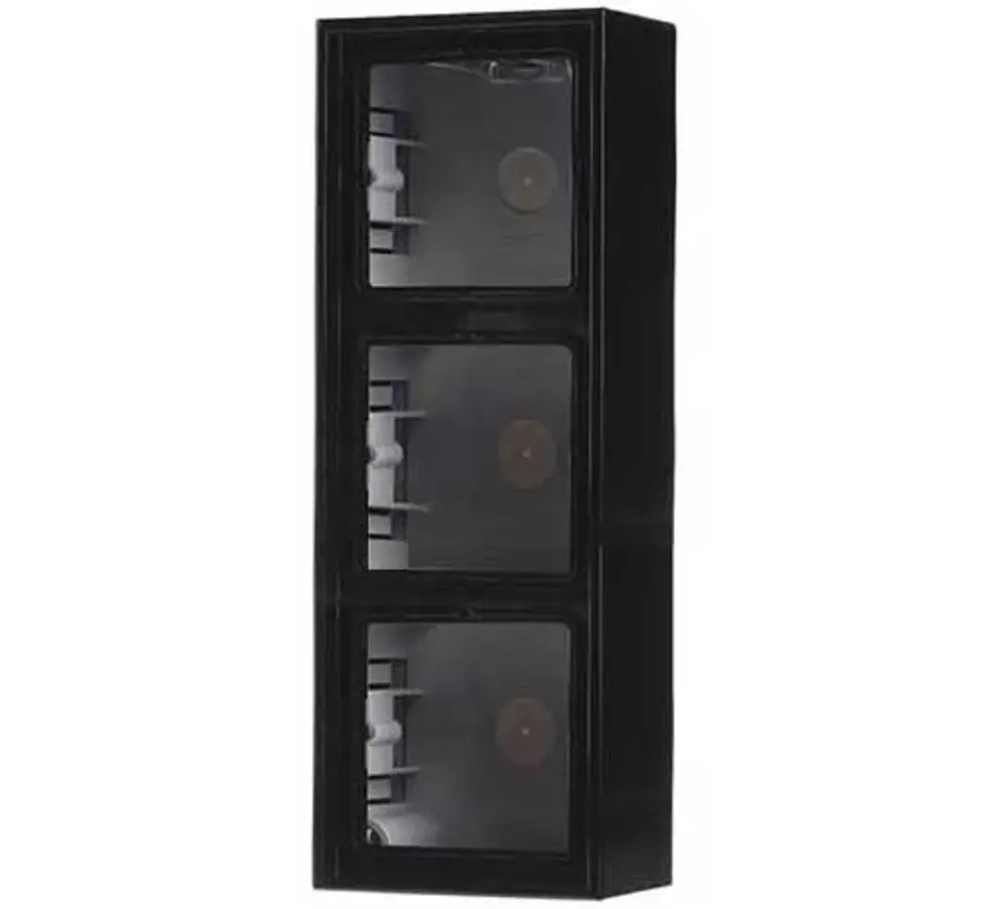 opbouwbak 3-voudig LS990 zwart glans (LS 583 A SW)