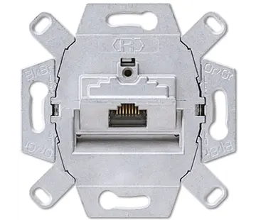 JUNG RJ45 datawandcontactdoos CAT6A 1-voudig (UAE 8 UPOK6)