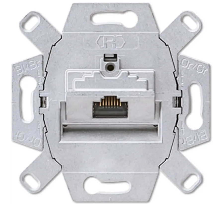RJ45 datawandcontactdoos CAT6A 1-voudig (UAE 8 UPOK6)