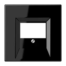 JUNG centraalplaat multimedia LS990 zwart glans (LS 969 T SW)