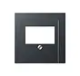 centraalplaat multimedia A-range antraciet mat (A 569 BFPLT ANM)